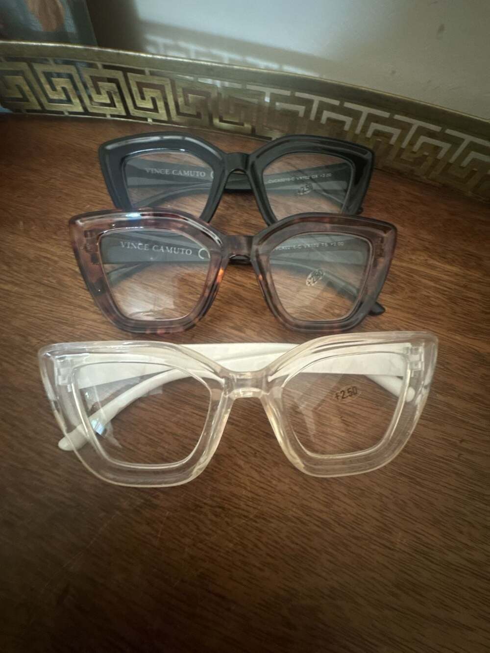 Vince Camuto CVCX0216-C Cat-Eye Reading Glasses +2.50 Lot of 3